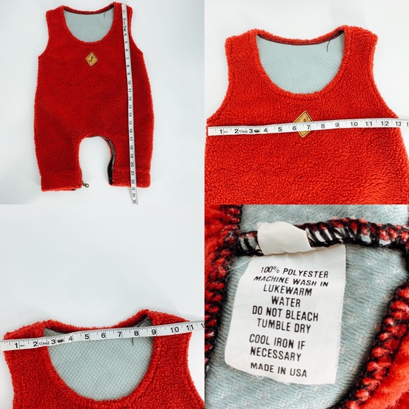 ๐J2 polar fleece romper overalls snow suit jacket - Picture 6 of 6